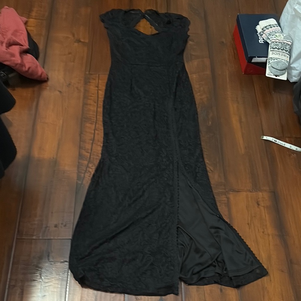 Elegant Black Evening Gown